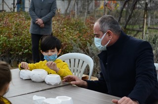 Başkan Sertaslan özel çocuklar ile buluştu
